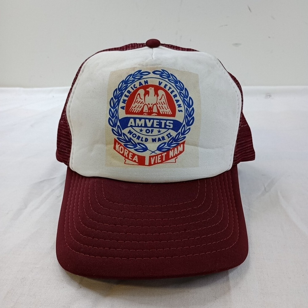 AMVETS WWII Korea‎ Vietnam Snapback Hat – Veteran American Legion Cap